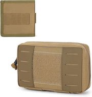 Kit di pronto soccorso tattico Organizzatore Etui Portatile per viaggi Outdoor Medico Tasca MOLLE per la testa per Sport e uso quotidiano (#01-Kaki)