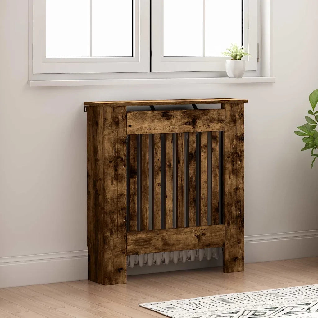 Copertura per radiatori Rovere fumé 78 x 19 x 81,5 cm