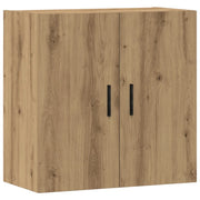 Mobiletto a parete pratico in legno composito 60 x 31 x 60 cm stile moderno finitura rovere artigianale 02_0051141