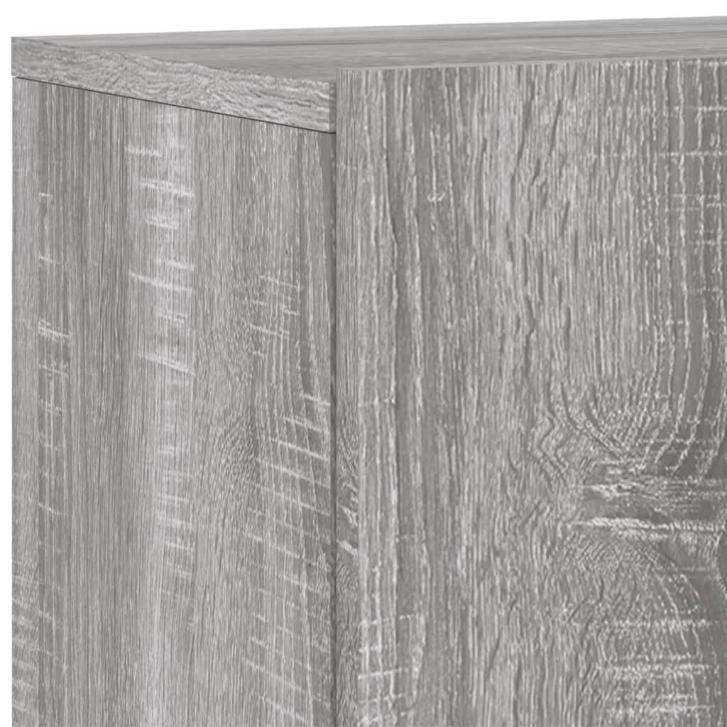Mobile TV multimediale scaffale TV credenza TV sala da pranzo soggiorno camera da letto 5 pezzi legno ingegnerizzato Sonoma grigio 02_0029308