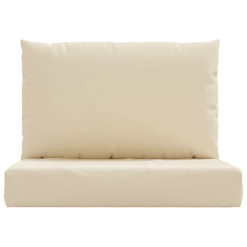 Cuscini per Pallet 2 pz Beige in Tessuto Oxford 361757