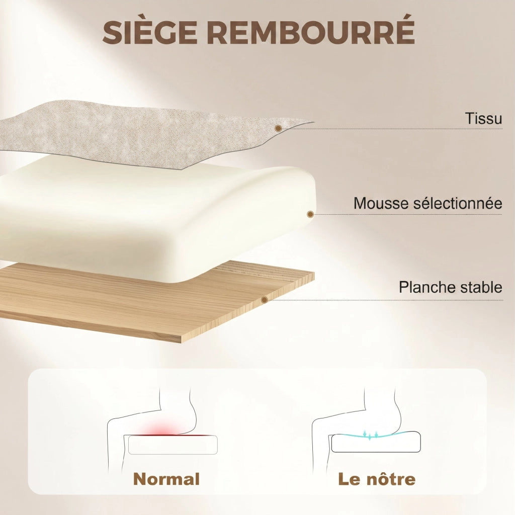 Sedia da ufficio ergonomica ¨C Xylo ¨C altezza regolabile, braccioli ribaltabili, beige