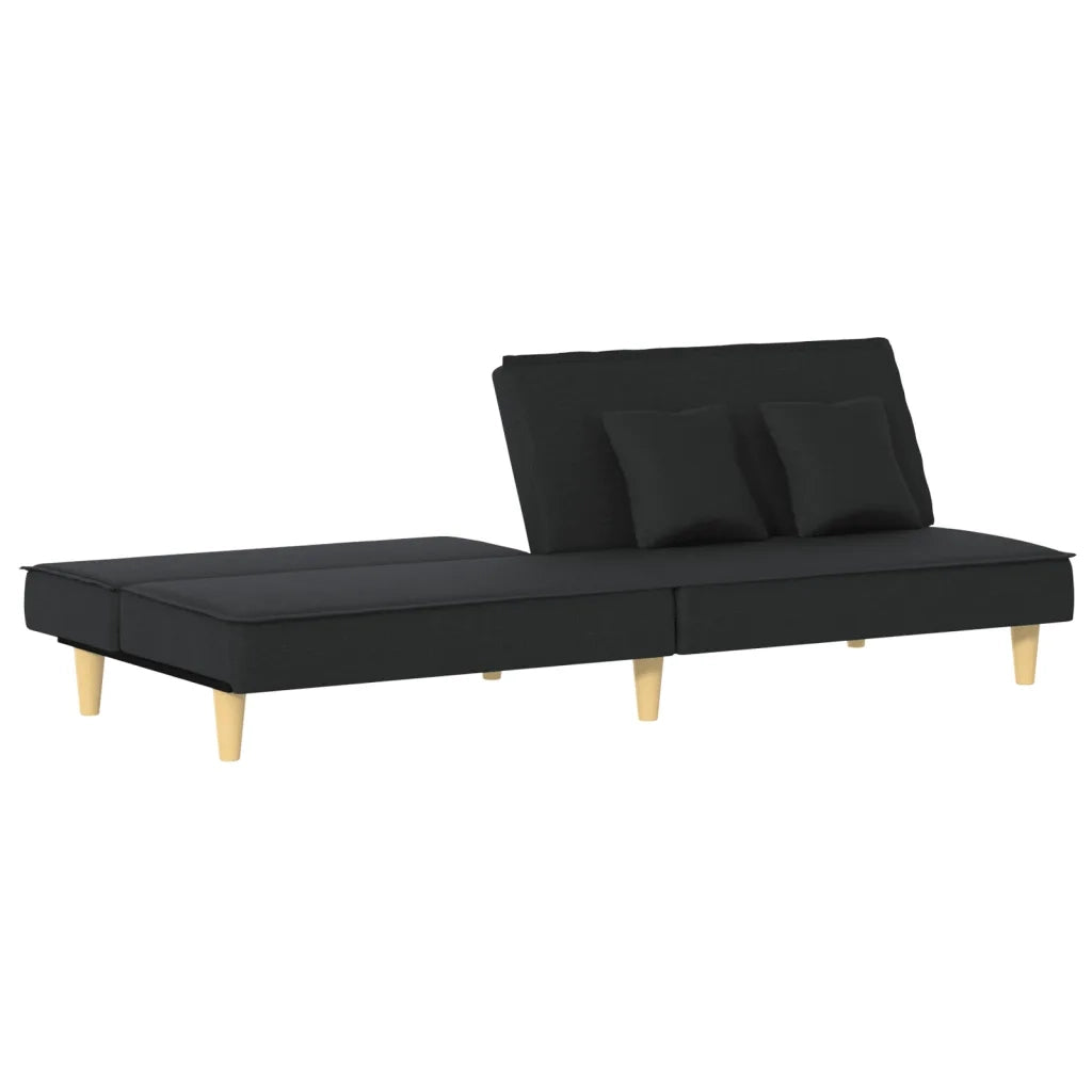 Divano letto-Sofa Letto-Daybed Nero in Tessuto 412770