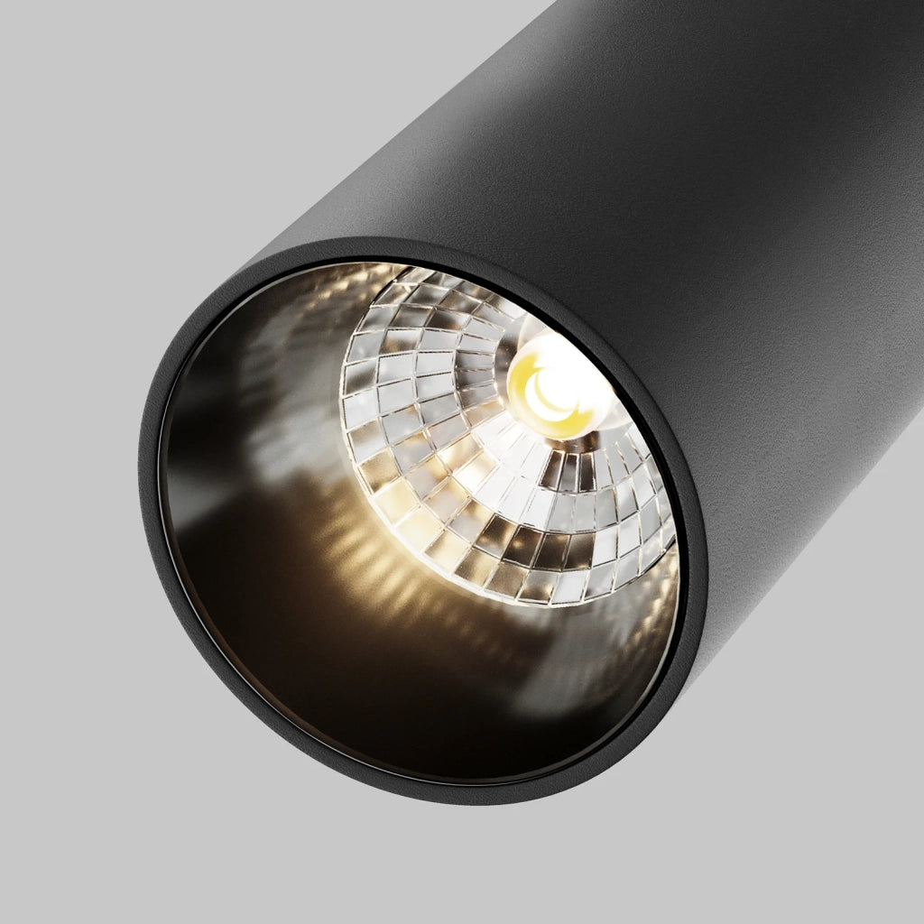 Maytoni Lampada da binario Radity Focus LED 1 luce LED integrato nero metallo