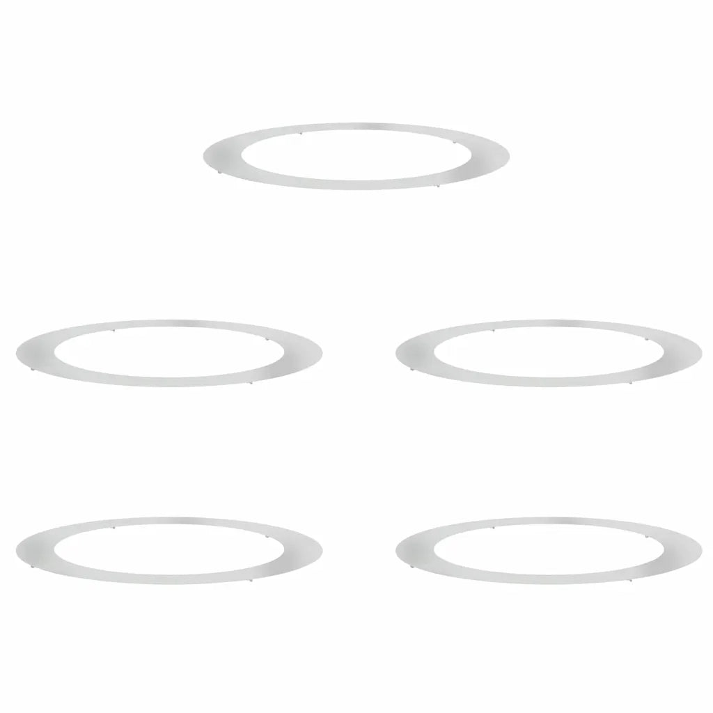 adatto per Anelli d'Albero Piatto 5 pcs Argento Ø90 / 120 cm 873729