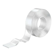 Nastro Adesivo Nano Tape Fissaggio Biadesivo 3cm x 2m e senza Perforazione Trasparente Avizar