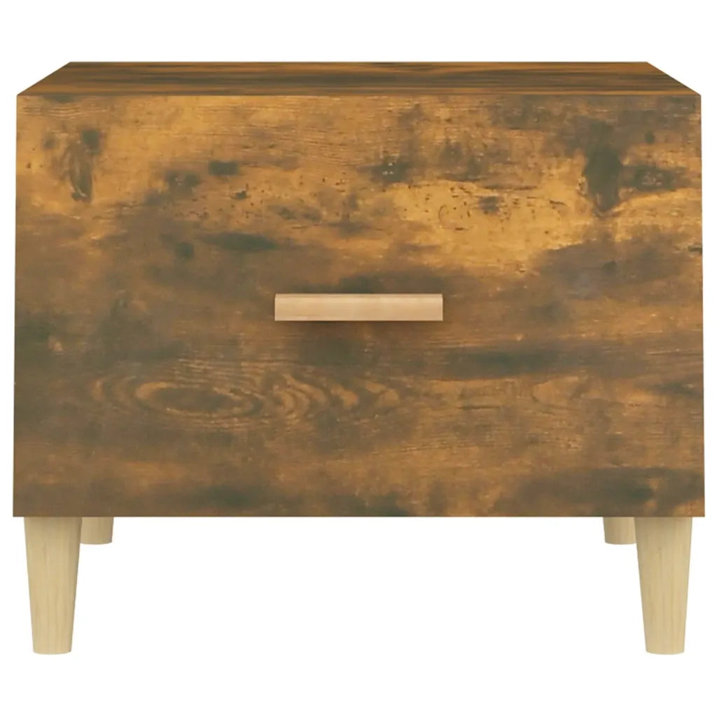 Tavolino da salotto | Tavolino da caff¨¨ | Tavolino da Soggiorno Rovere Fumo 50x50x40 cm Legno Multistrato