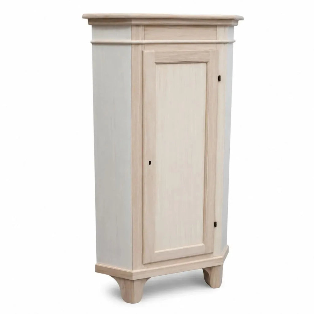 Mobile angolare 1 porta classico legno grezzo l.52 p.52 h.138 (805) - Mobili 2G