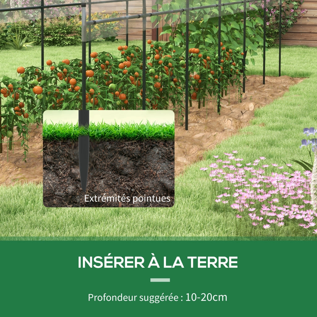 Serra da giardino per pomodori ¨C zephmum ¨C verde 6x1.23x1.71 m