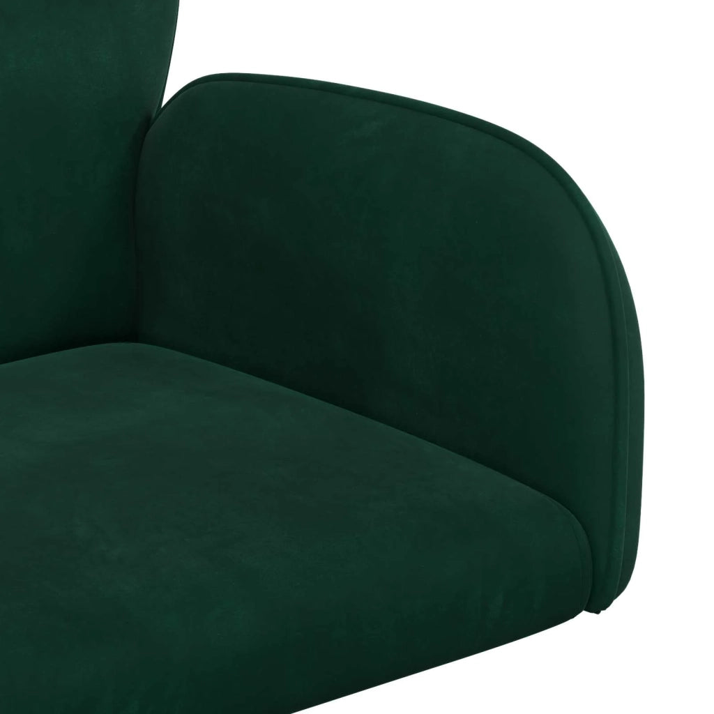 Sedia da scrivania girevole 54 x 55 x 90 cm Verde Scuro 42034346