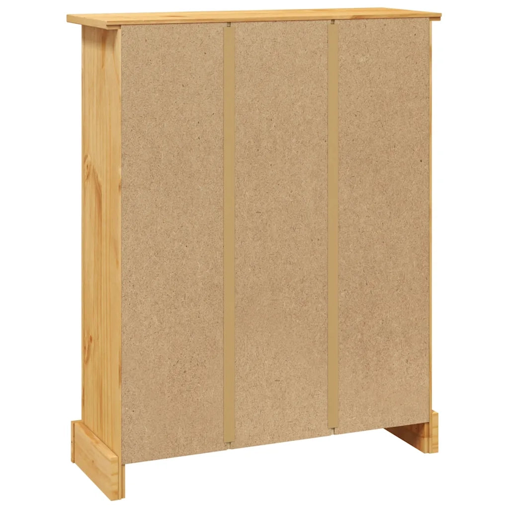 Libreria a 3 Ripiani Pino Messicano Corona Range 81x29x100 cm cod mxl 13121