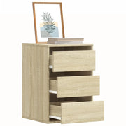 Cassettiera Angolare Rovere Sonoma 40x41x58cm Legno Multistrato 852836