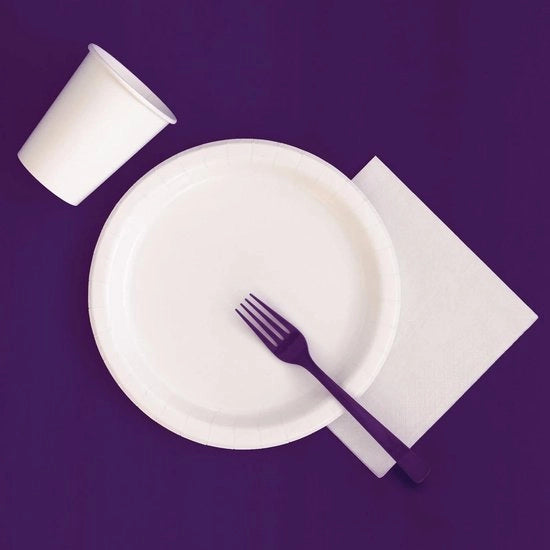 Tavolo quadrato impermeabile 140x200cm in colore viola con dimensioni extra grandi