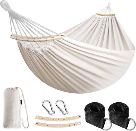 Ombrellone da Giardino Duro con Barra in Legno Curva - Portatile e Comodo con Borsa da Accessori per Patio Giardino Spiaggia Interno Esterno
