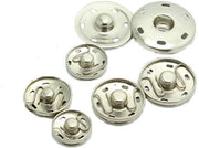 Drukknop in Acciaio Inox 30 Stuks - 15 mm - Set di Drukknop per Saldatura - Drukknop Duraturo e Antiruggine