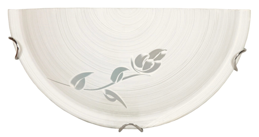 Plafoniera Candellux Violka 11-52356 vetro bianco/cromo 30cm E27
