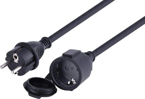 Cavo di allungamento per cantiere IP44 - 30 metro - H07RN-F 3G1.5 - Uso esterno per cantiere