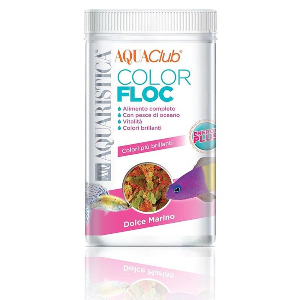 Aquaristica ColorFloc - mangime in fiocchi per stimolare la colorazione di pesci marini e d'acqua dolce Formato: 380 ml