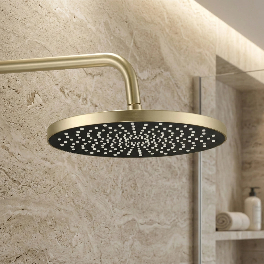 Set Doccia Rea Lungo Stripe Brush Gold