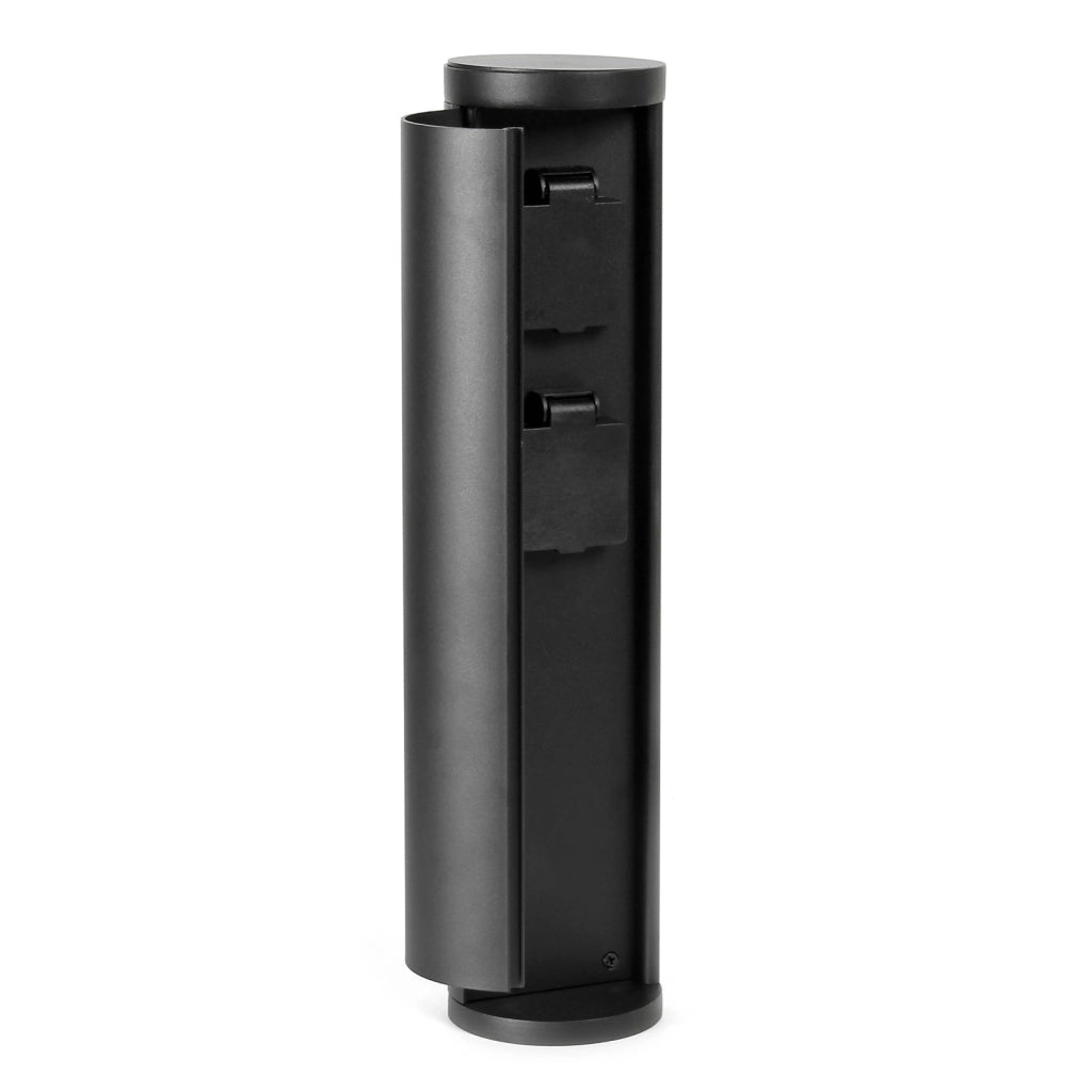 Presa multipla da giardino in alluminio con protezione IP44 Colonna a 2 prese per esterno