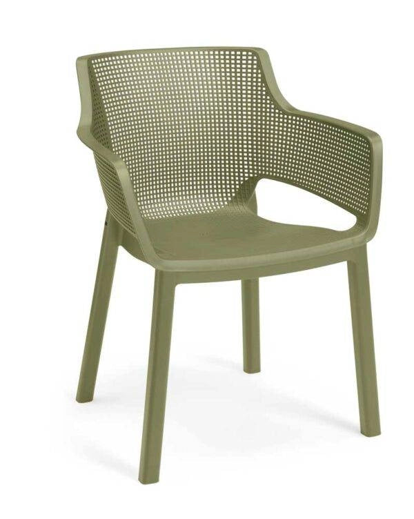 Sedia Elisa cm.61x54x79h colore bianco