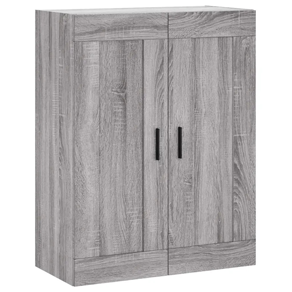 vidaXL Credenza Grigio Sonoma 69,5x34x180 cm in Legno Multistrato