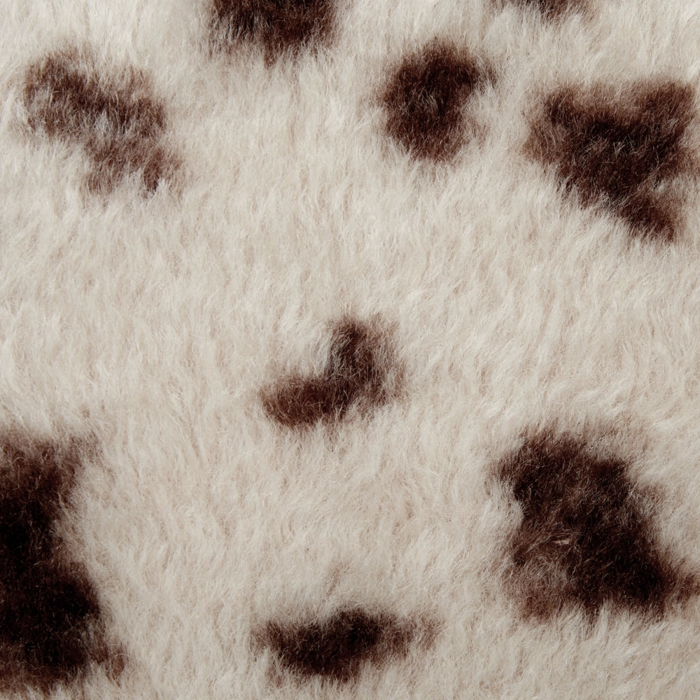 Set di 2 cuscini decorativi in pelliccia sintetica beige chiaro 45 x 45 cm Morbidi e soffici cuscini