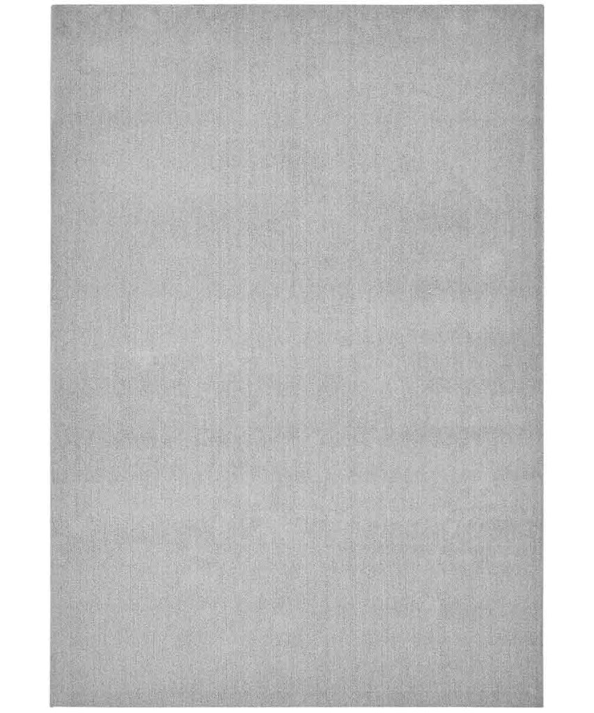 Tappeto FEEL GRIGIO CHIARO cm.160x230 tinta unita moderno, pelo morbido resistente e lavabile in lavatrice