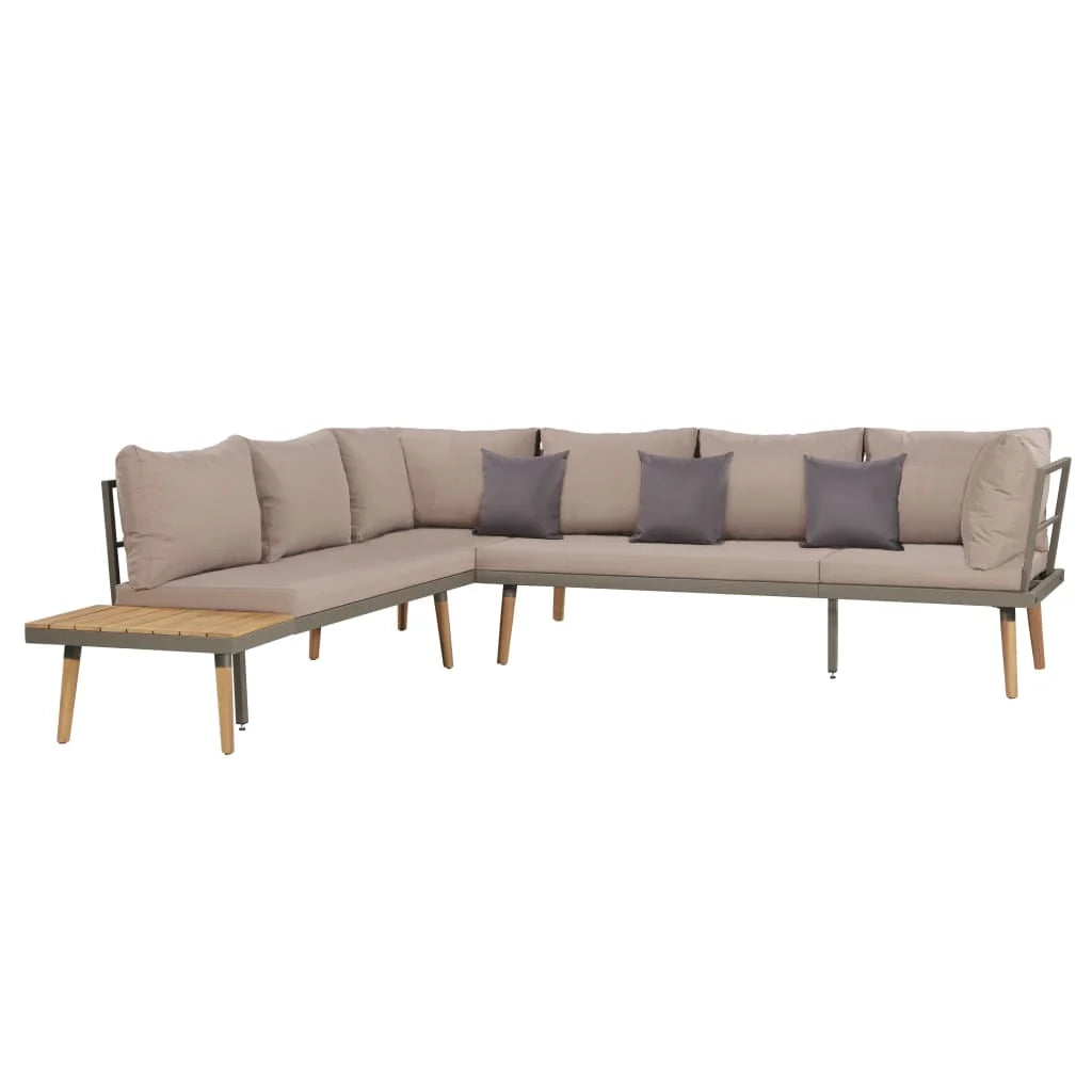 Set di mobili da giardino mobili da esterno 4 pezzi e cuscini legno massello di acacia marrone 02_0016285