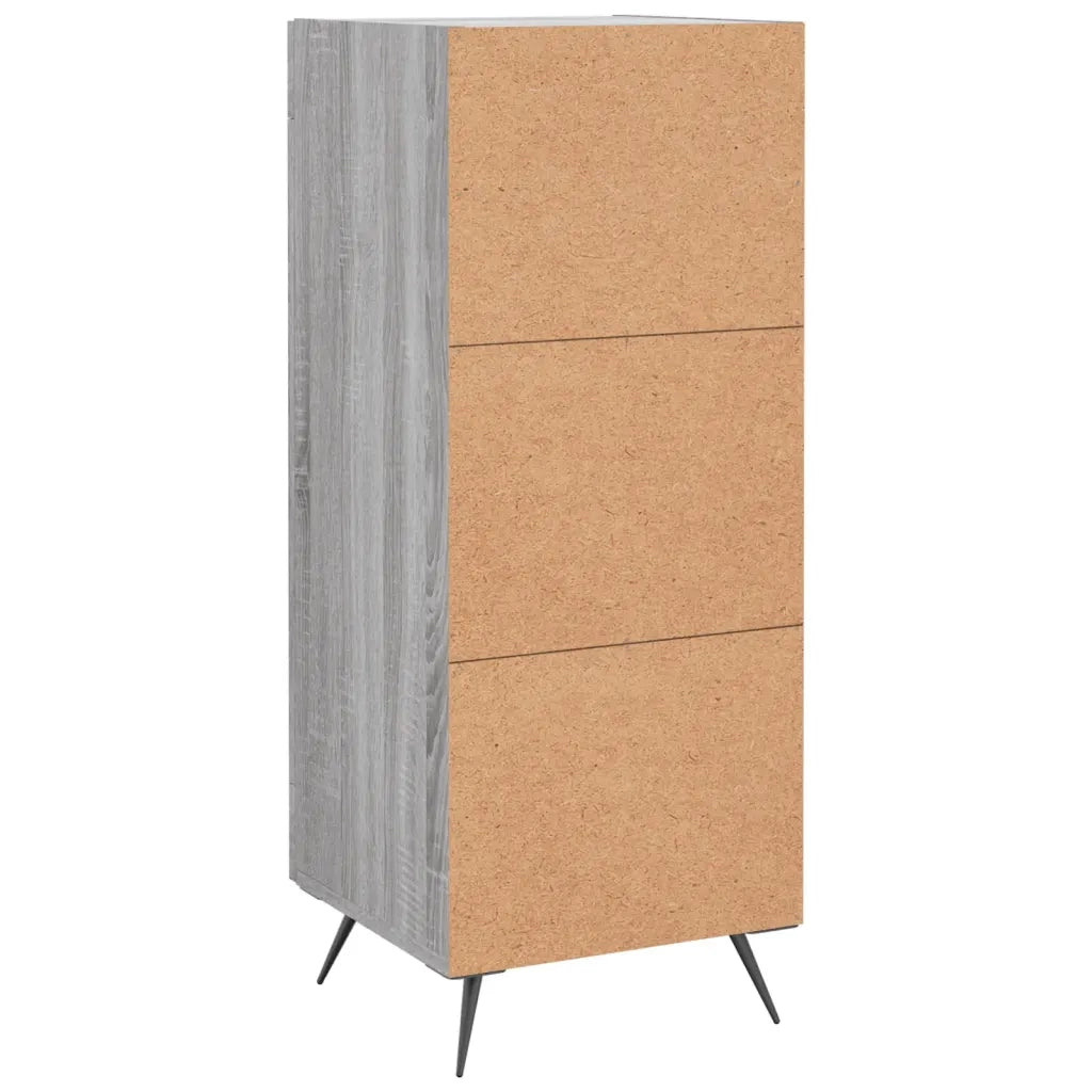 Credenza-Buffet-Armadio da cucina Grigio Sonoma 34,5x34x90 cm in Legno Multistrato 407767