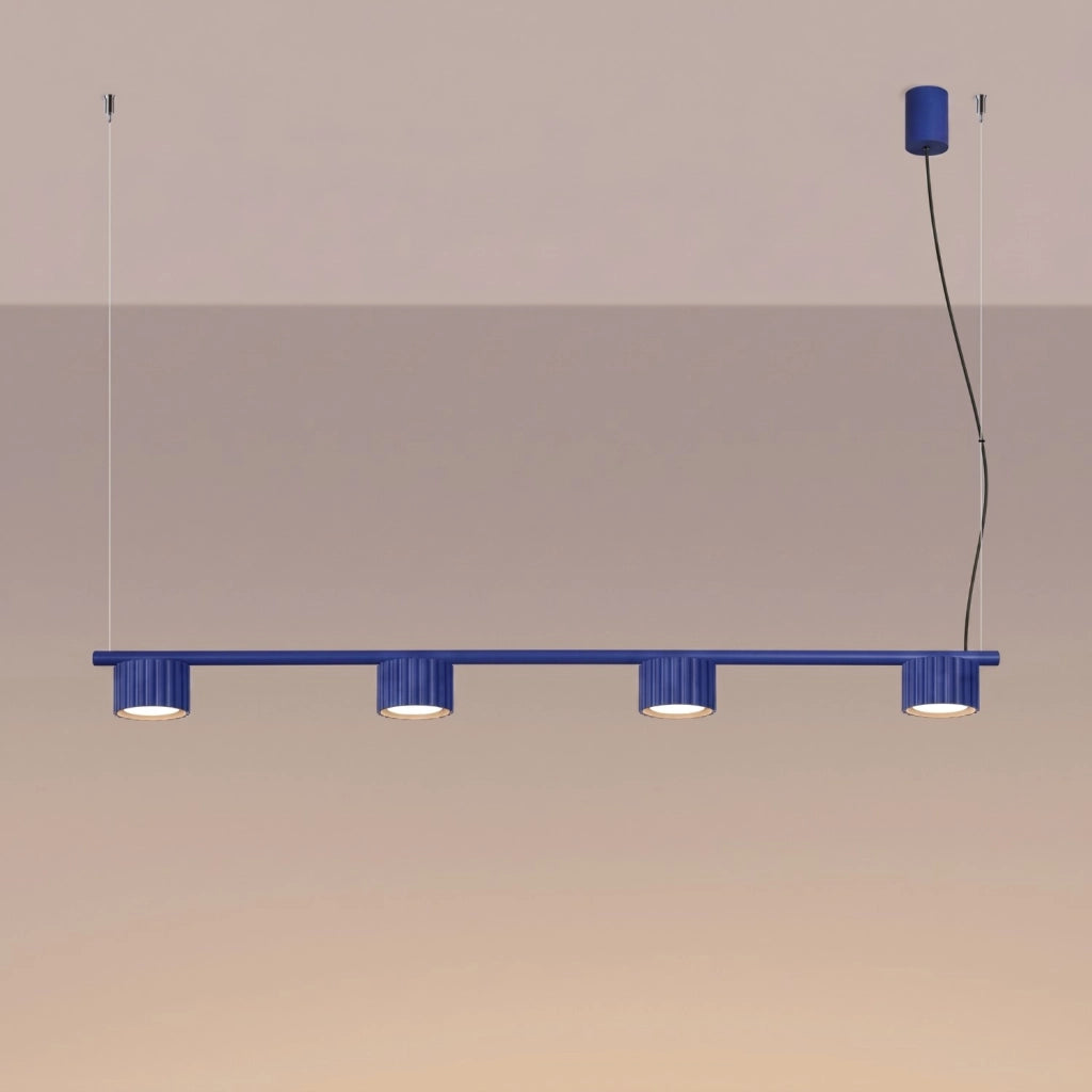 Lampadario AURA 4 oltremare Gx53