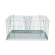 Trappola metallica a gabbia per ratti e topi, dimensioni 31x15x16,5 cm.