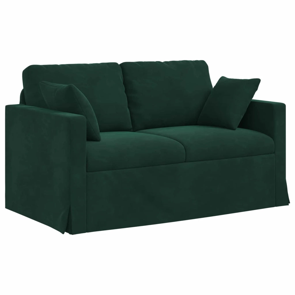 Set di divani 2 pcs Verde Scuro 138 x 78 x 80 cm Velluto 3407509