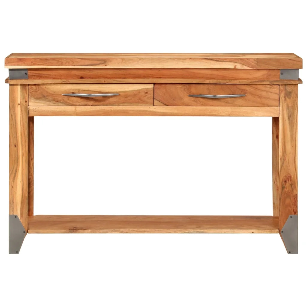 Tavolo Consolle | Tavolo d'Ingresso 110x34x74 cm in Legno Massello di Acacia