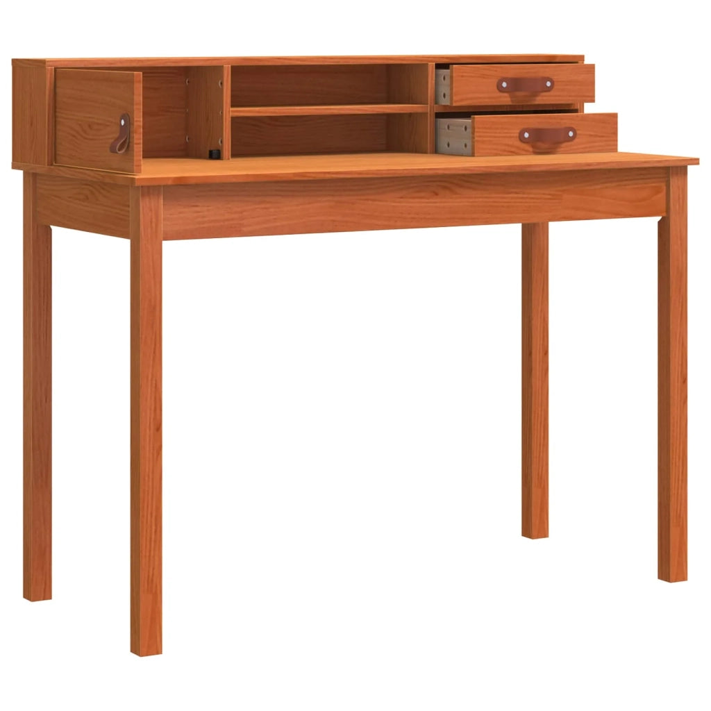 Scrivania con cassetto Marrone cerato 110 x 50 x 93 cm 870012