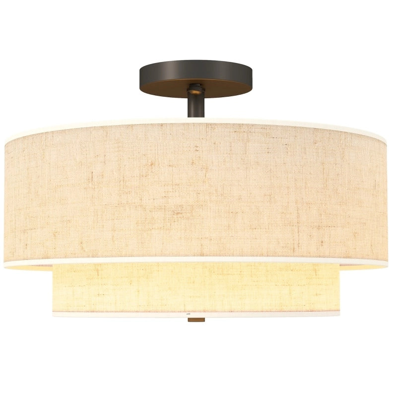 Lampada da soffitto moderna bianco crema Ø 40 cm