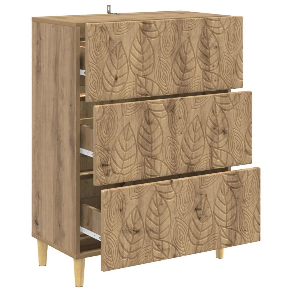 Mobile con Cassetti Rovere Artigianale 66 x 34,5 x 90 cm