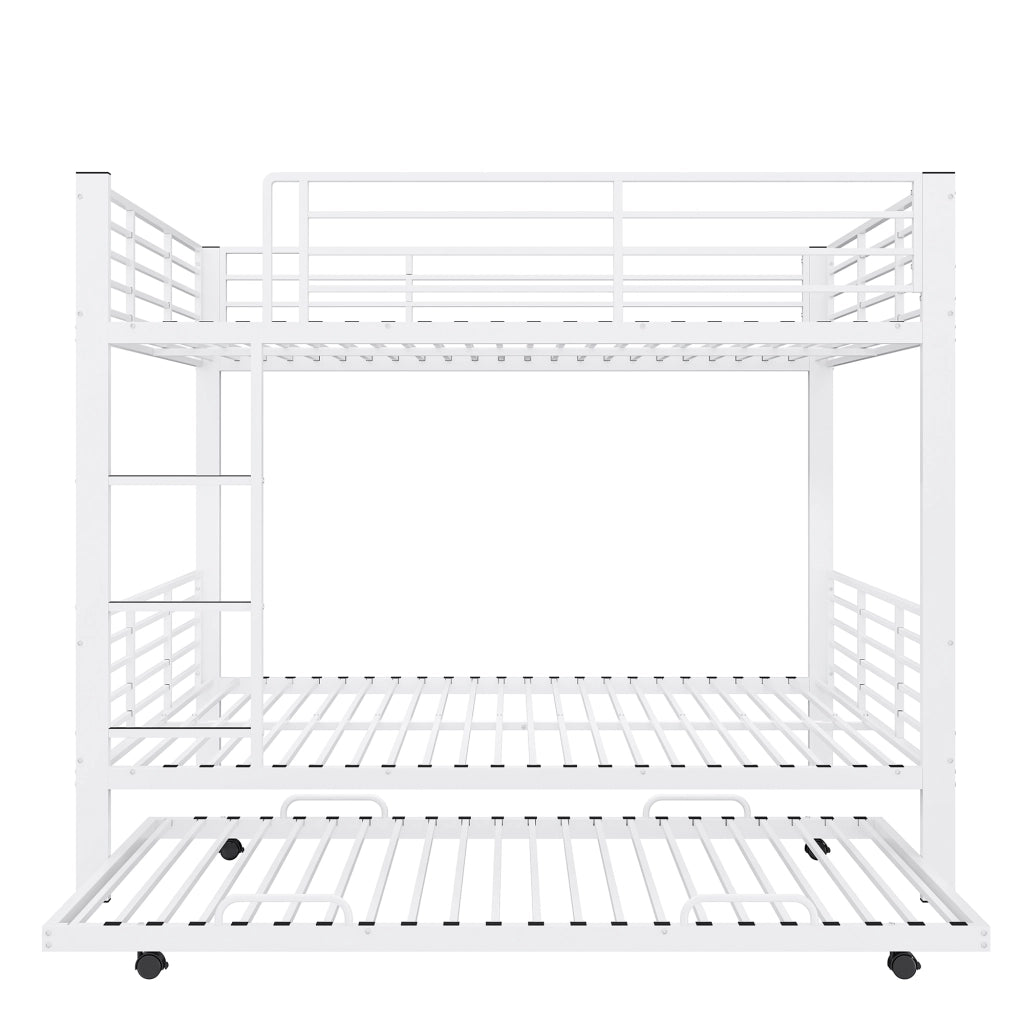 letto a castello metallo bianco opaco 140 x 200 cm