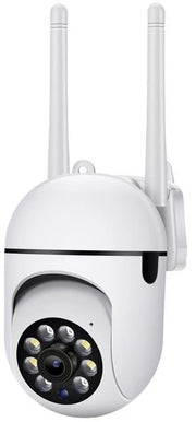 Casa 1080P Esterno Wi-Fi Camera con Visione Notturna, Tracciamento Automatico e Audio a Due Vie