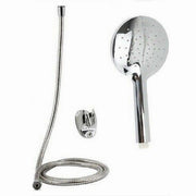 Trade Shop - Kit Doccetta Tonda Doccino Soffione Doccia Con Laccio 1,8 Mt Staffa Bagno 59228 -