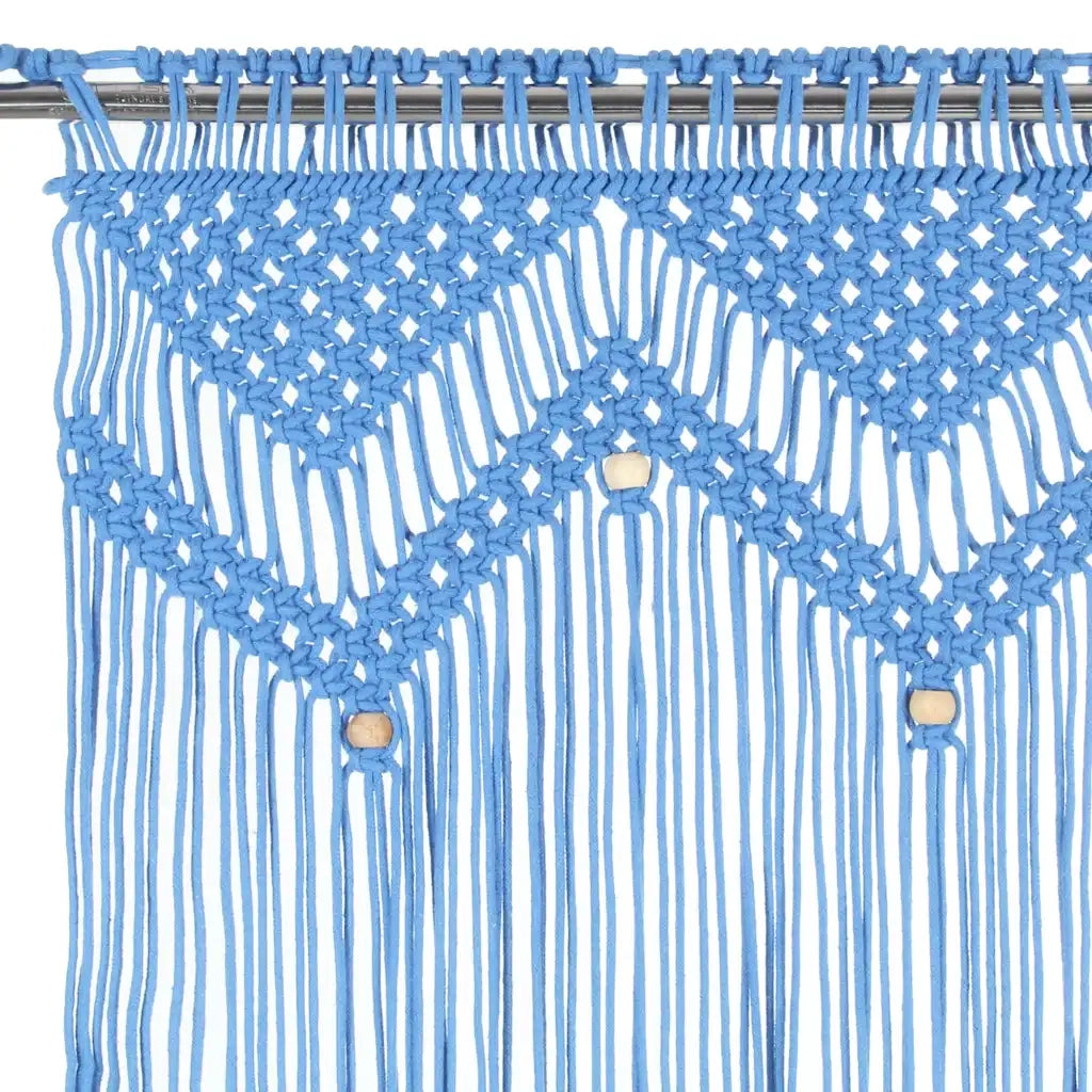 TendaMacramÃ¨ Blu 140x240 cm in Cotonecod mxl 71444
