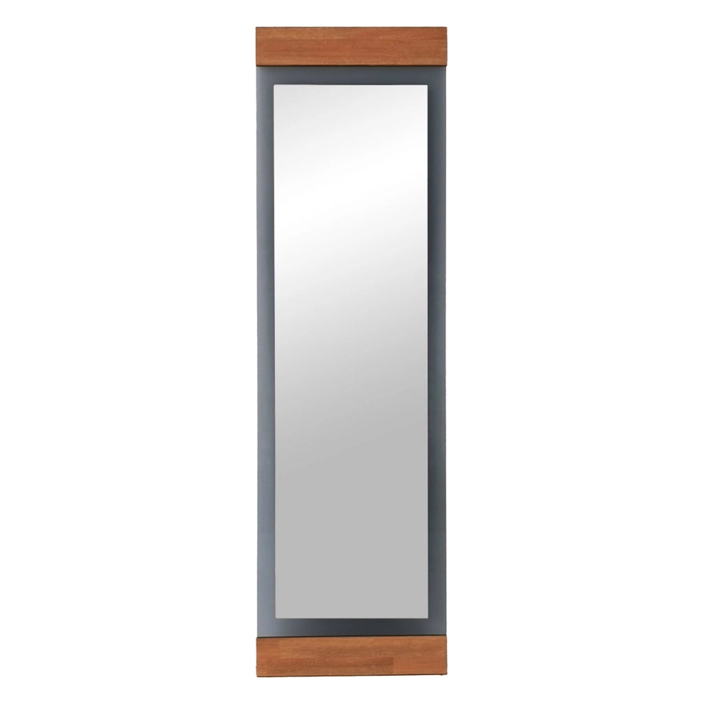 Lanzada, Specchio Forma Rettangolare, 50x170h cm Marrone Rovere