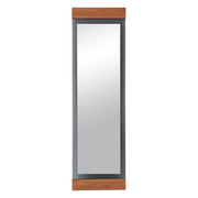 Lanzada, Specchio Forma Rettangolare, 50x170h cm Marrone Rovere