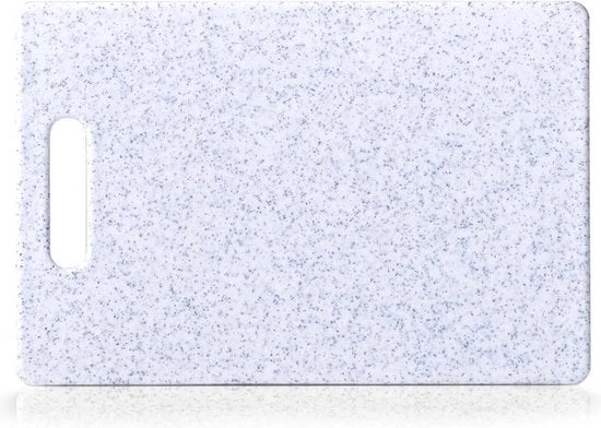 Pannello di taglio in plastica grigio chiaro con bordo anti-slip - Dimensione grande