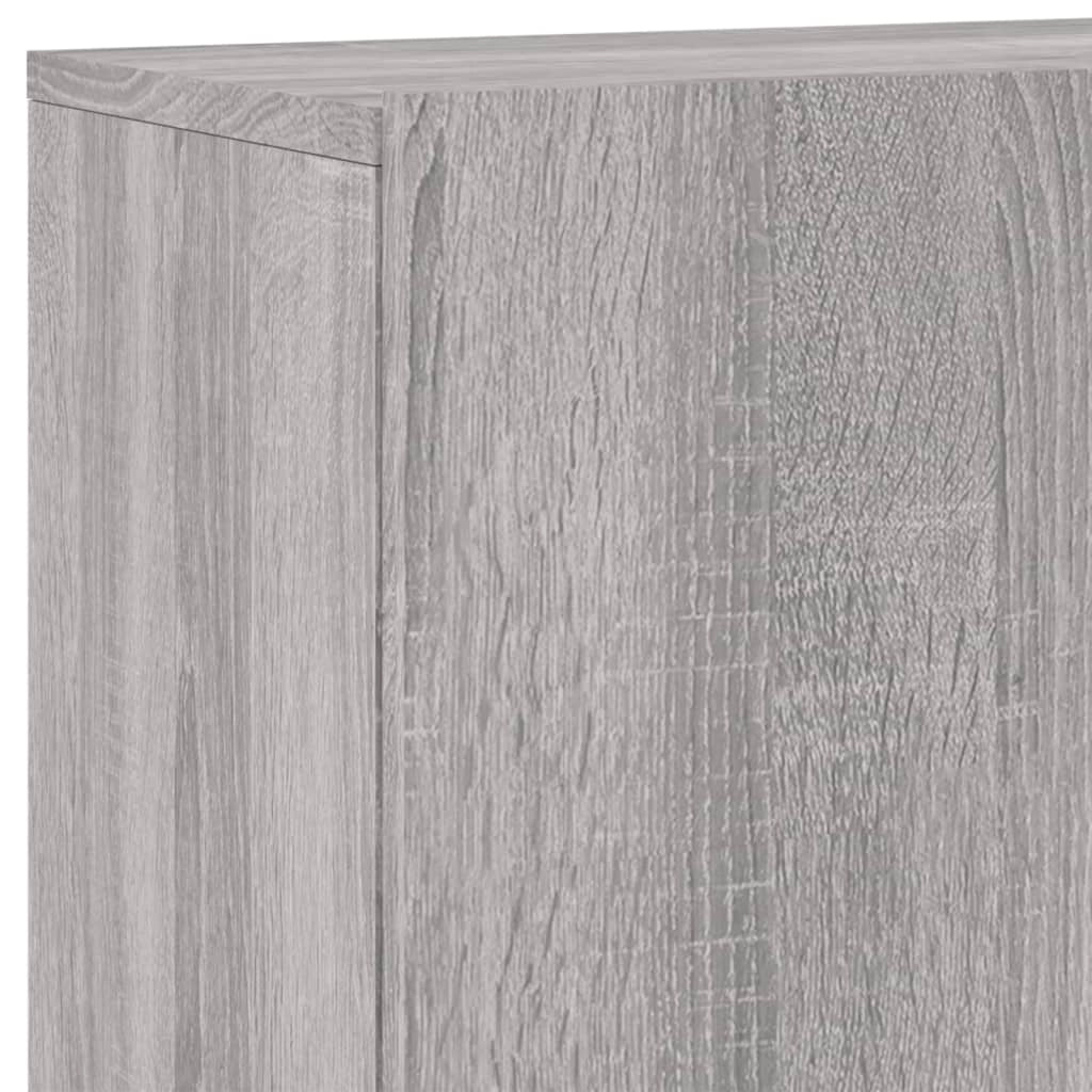 Mobile TV multimediale scaffale TV mobile TV credenza TV sala da pranzo soggiorno camera da letto a parete Sonoma 100 x 30 x 41 cm grigio 02_0028173