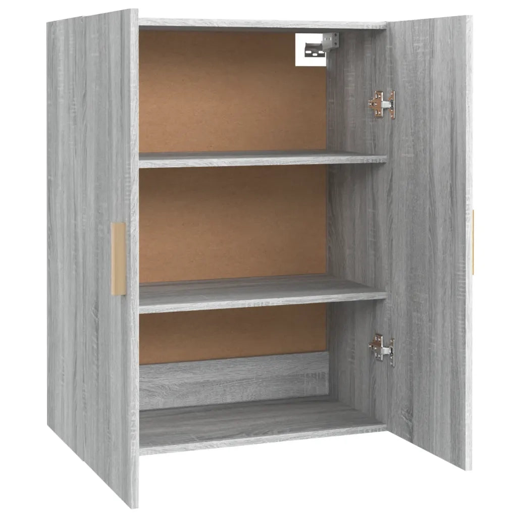 Armadietto Pensile a Parete Grigio Sonoma 69,5x34x90 cm CFW4133530