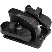 Mini pedaliera, 12 velocità, display LED, telecomando, antiscivolo, portatile, in metallo e plastica, Nero