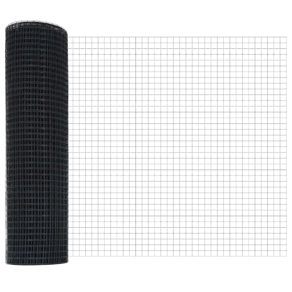 Palo della recinzione Grigio 100 x 0,6 m (rete 25 x 25 mm)