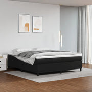 Struttura Letto a Rete a Molle Nero 160x200 cm in Similpelle 3121053