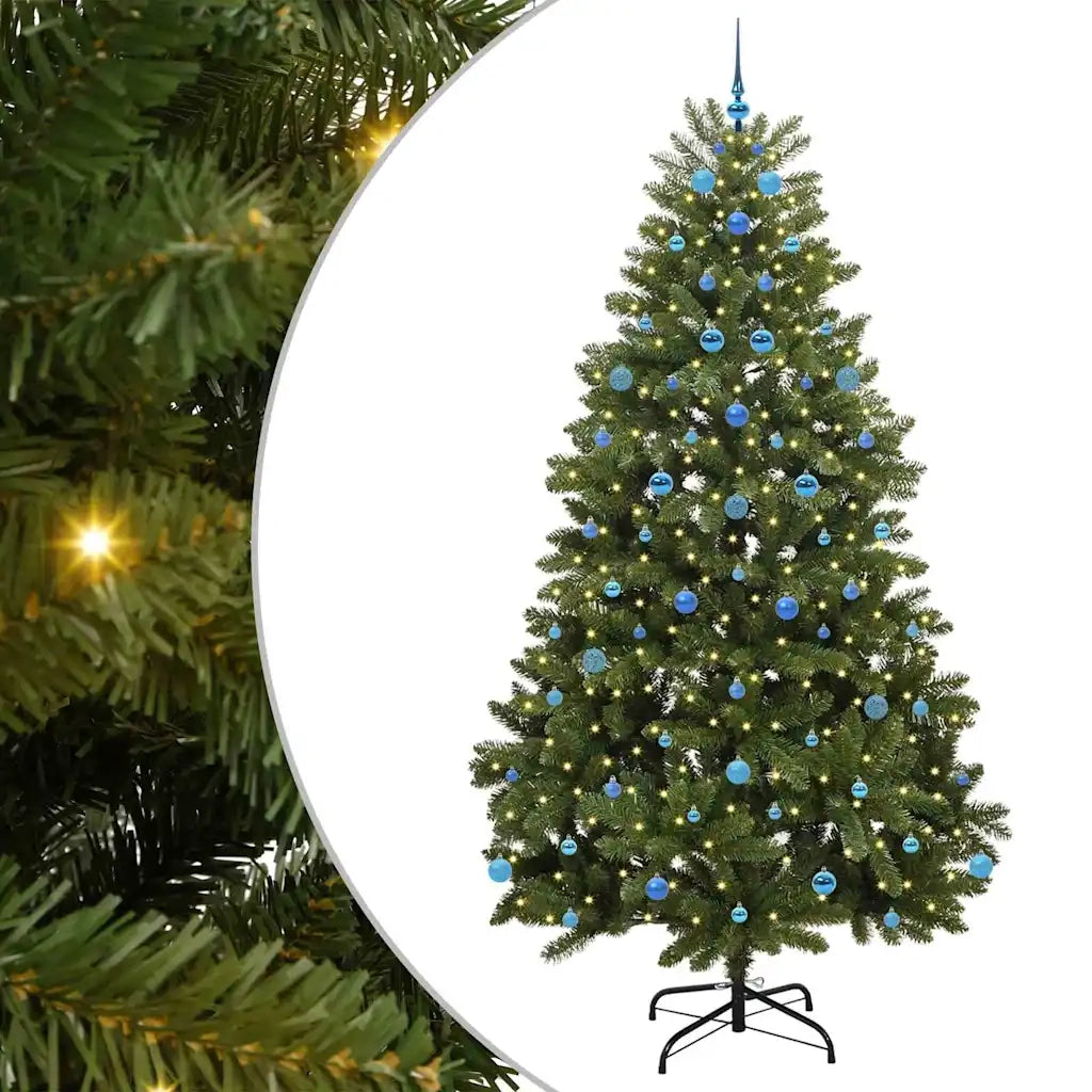 Albero di Natale | Decorazioni natalizie artificiale Verde 240 cm PVC e Metallo